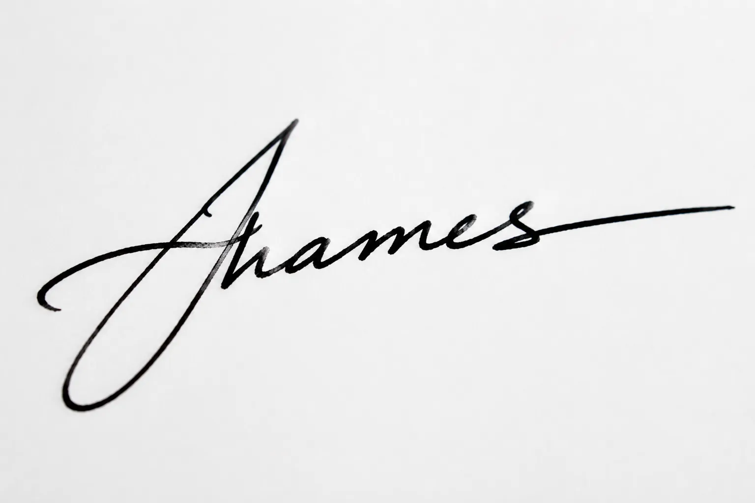 Original signature on paper